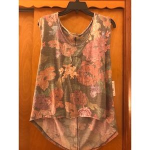 Floral print tank top